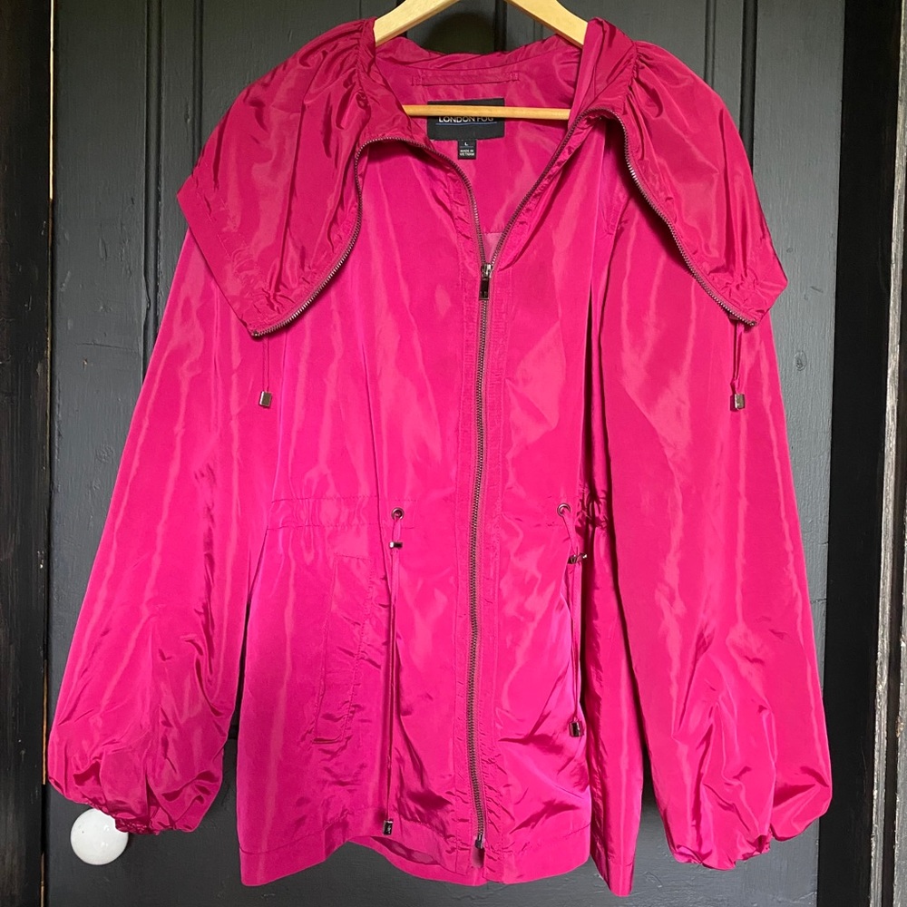 London Fog Mid Length Windbreaker Jacket